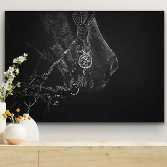 a silent moment canvas print on wall