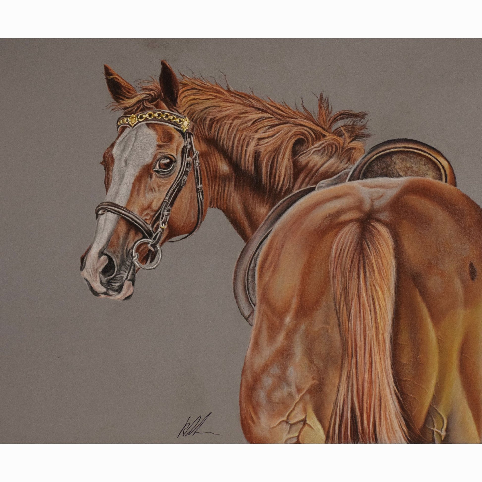 blaze fine art print