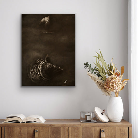 not all heroes wear capes canvas on wall