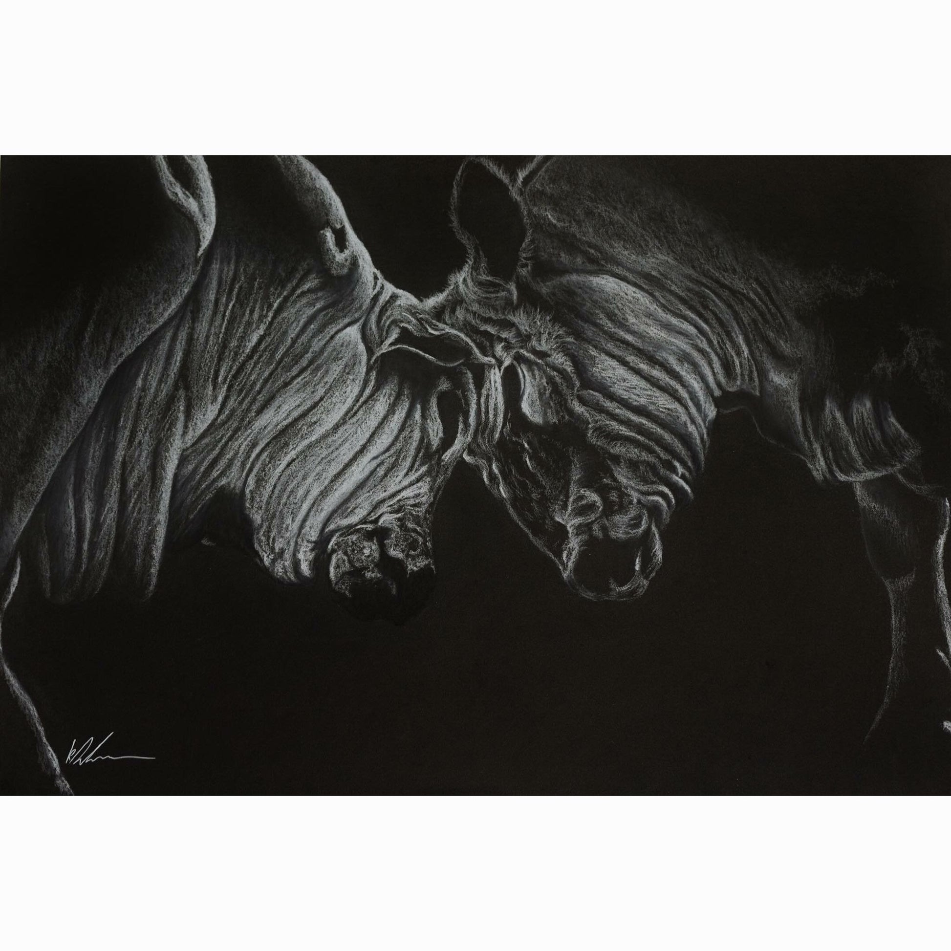 the duel fine art print