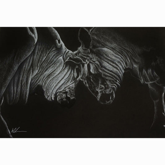 the duel fine art print