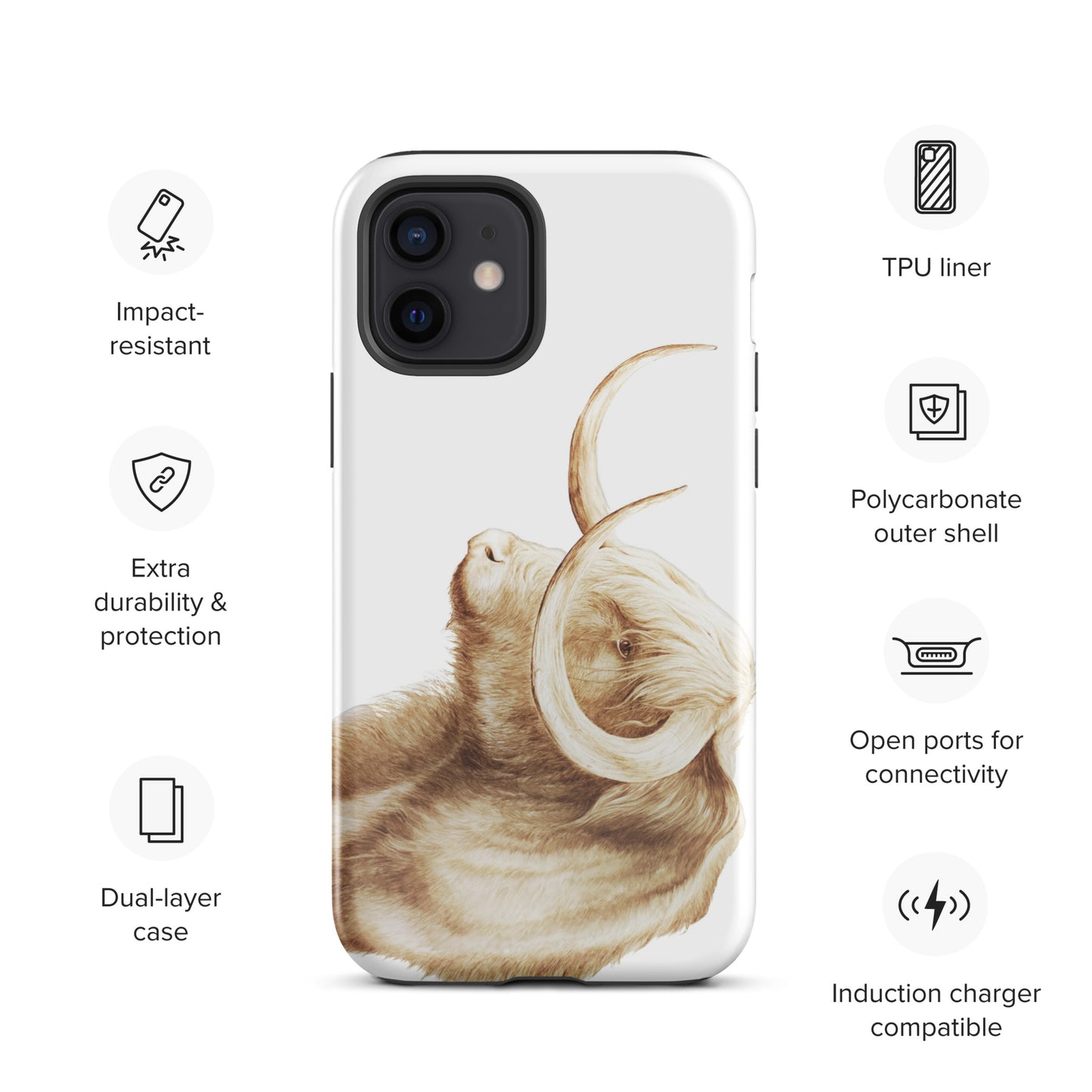 Highland cappuccino Tough Case for iPhone®