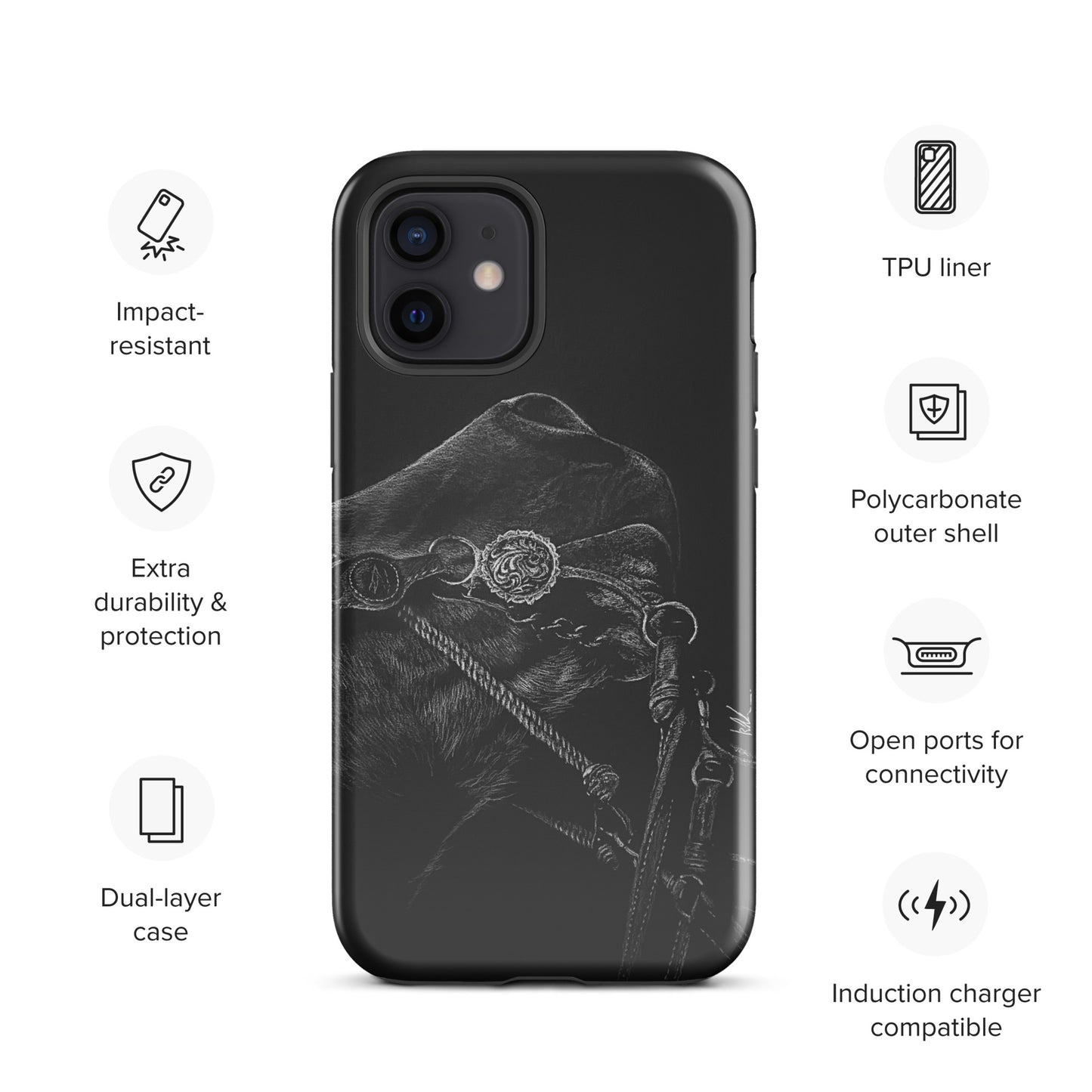 Silent moment Tough Case for iPhone®