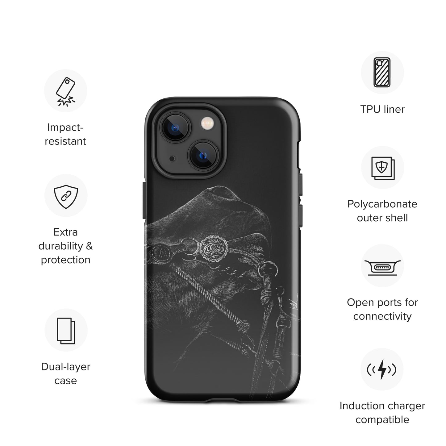Silent moment Tough Case for iPhone®