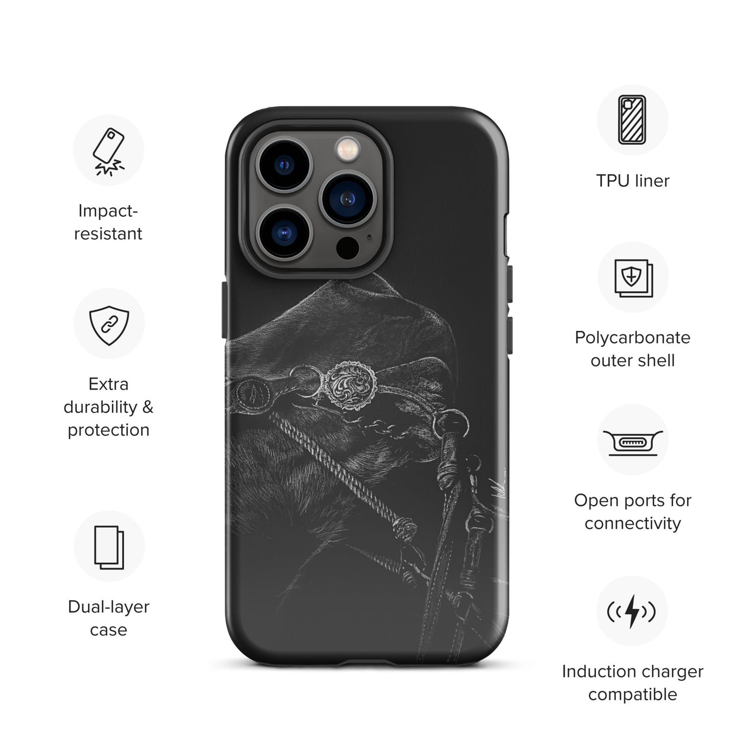 Silent moment Tough Case for iPhone®