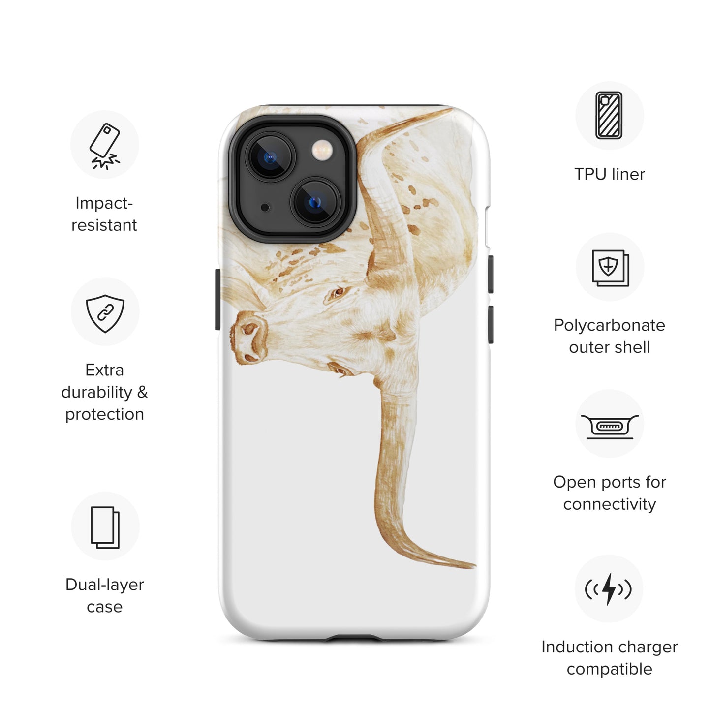 Texas long latte Tough Case for iPhone®