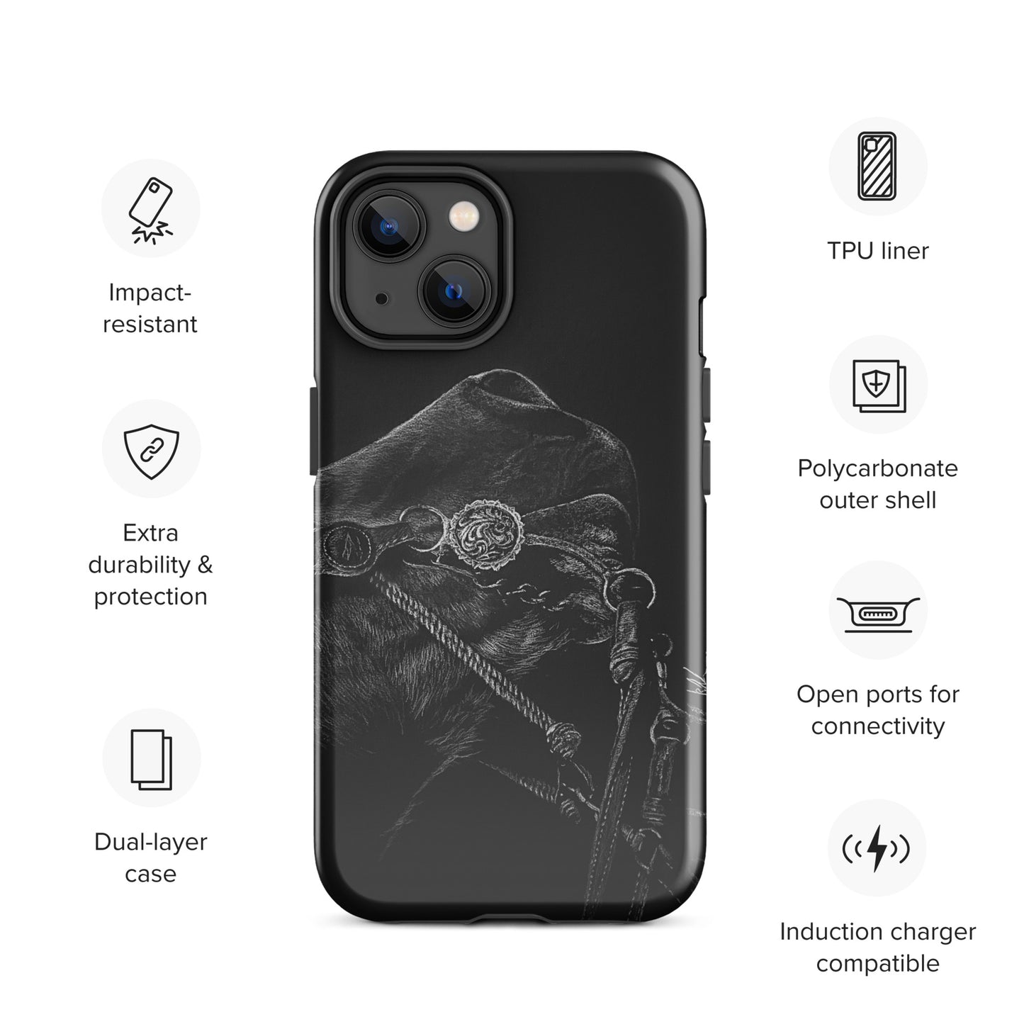 Silent moment Tough Case for iPhone®