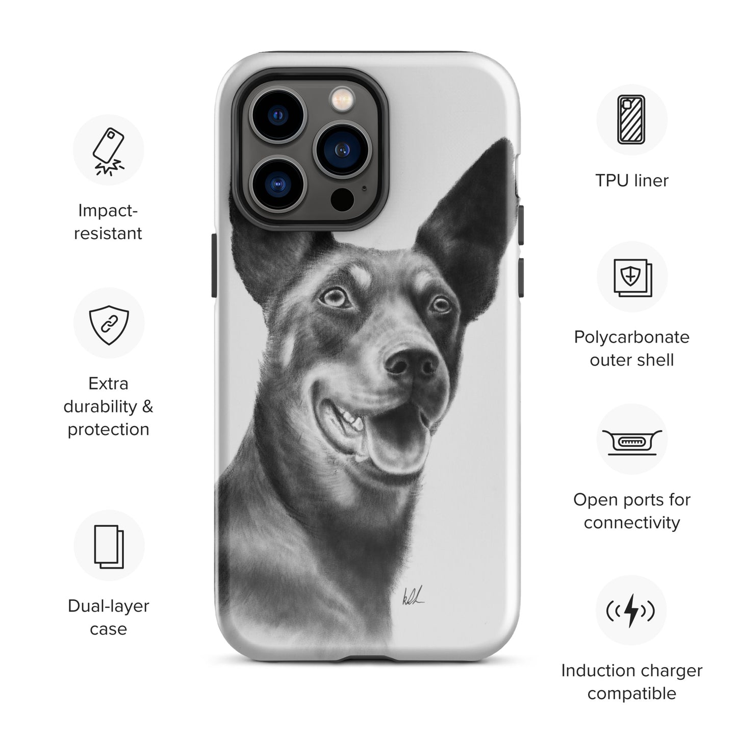 Rosie the kelpie Tough Case for iPhone®