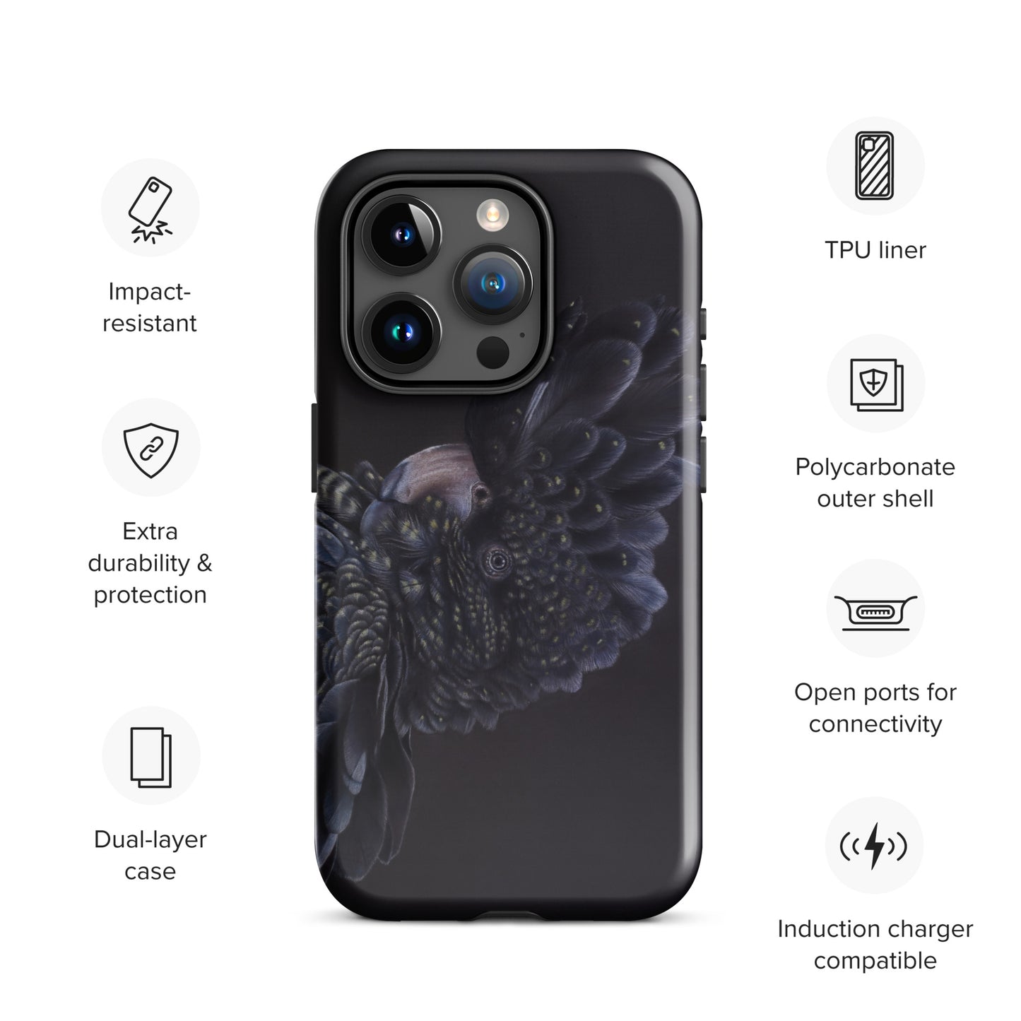Red tailed Beauty Tough Case for iPhone®