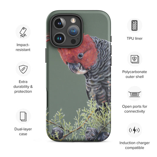 phone case with wild bird fine art print
