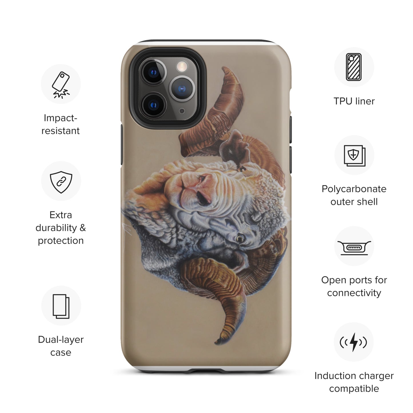 Hay runner ram Tough iPhone case