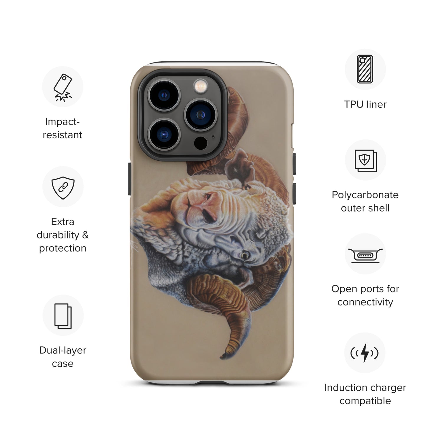 Hay runner ram Tough iPhone case