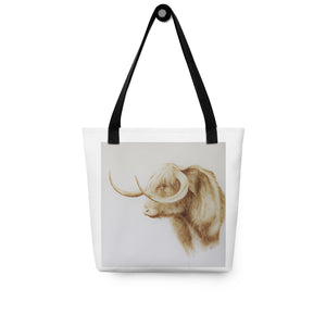 Highland cappuccino Tote bag