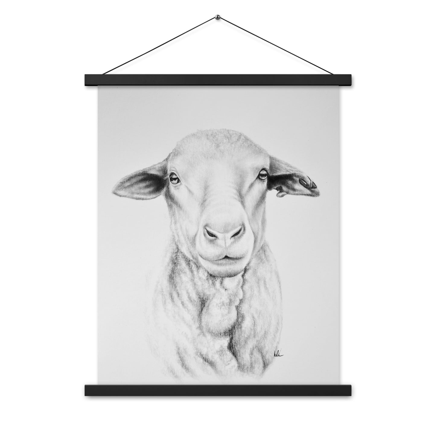 Ewe Poster with hangers