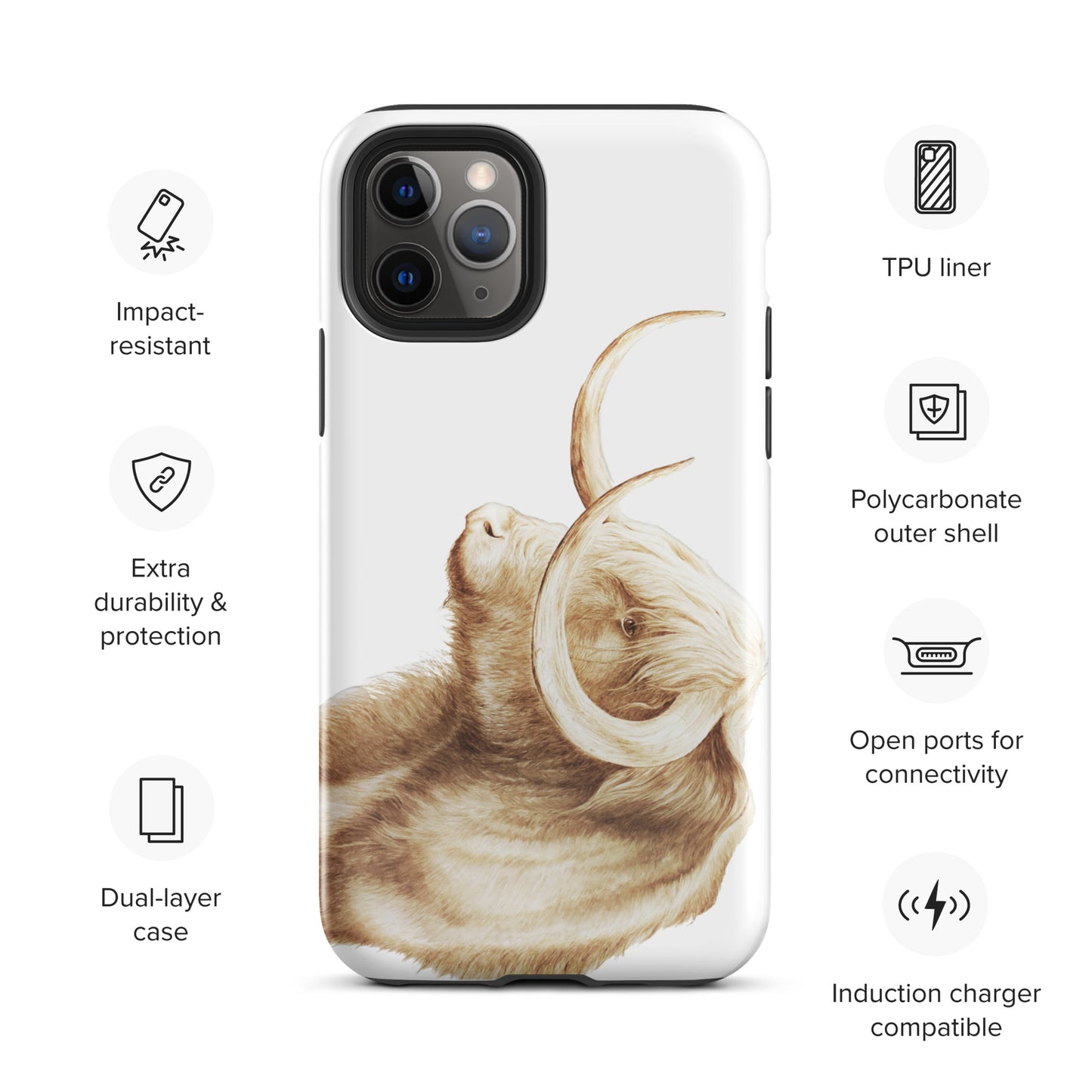 Highland cappuccino Tough Case for iPhone®
