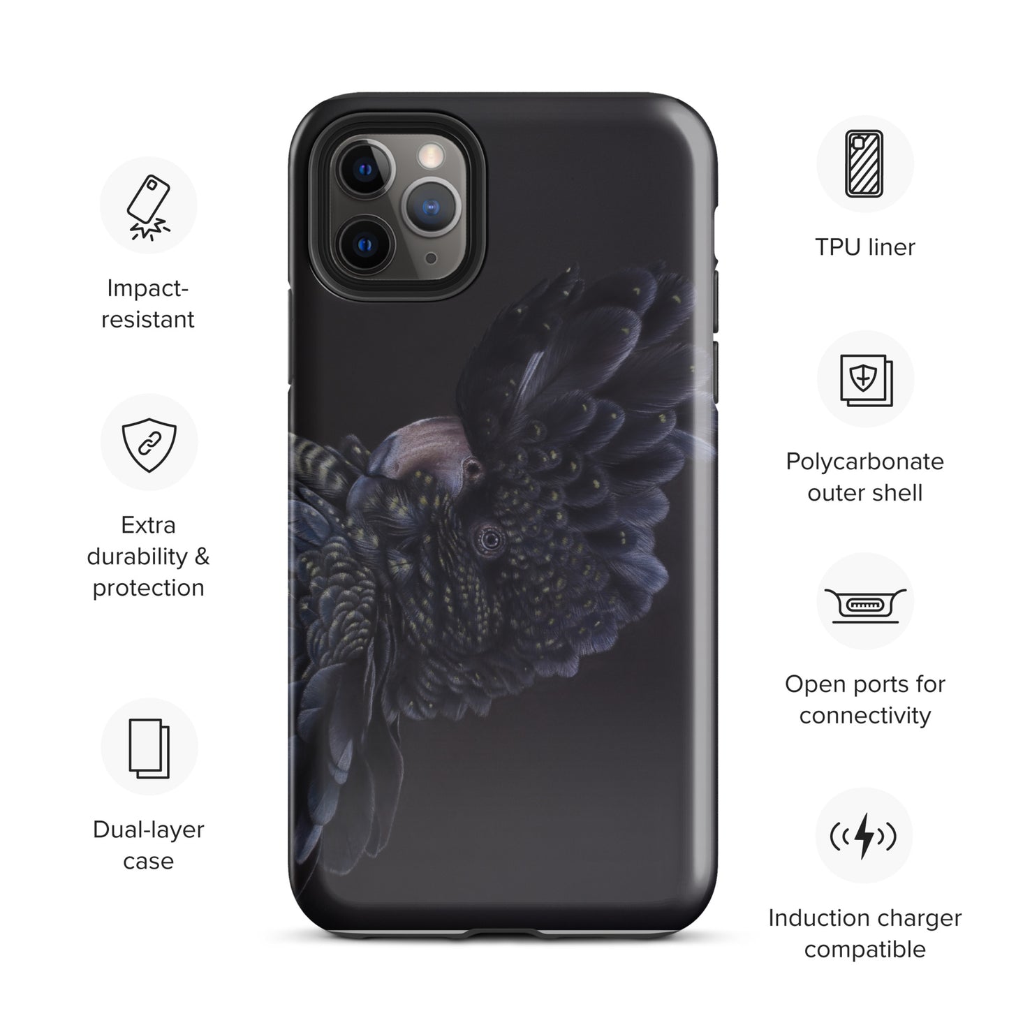 Red tailed Beauty Tough Case for iPhone®