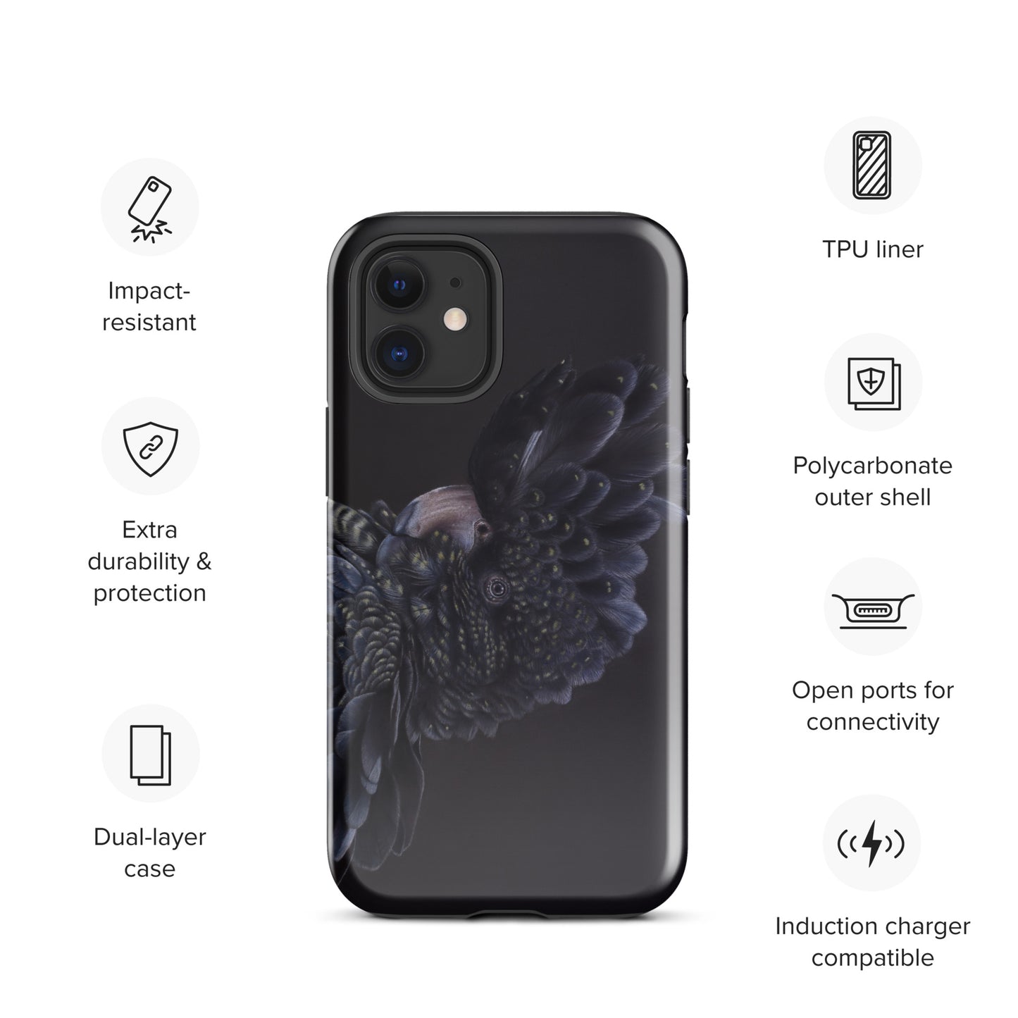 Red tailed Beauty Tough Case for iPhone®