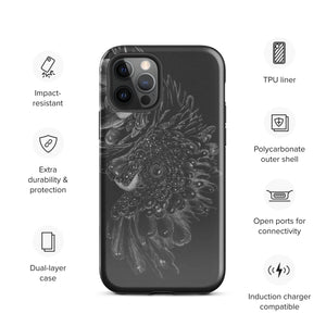 Black ash Tough Case for iPhone®