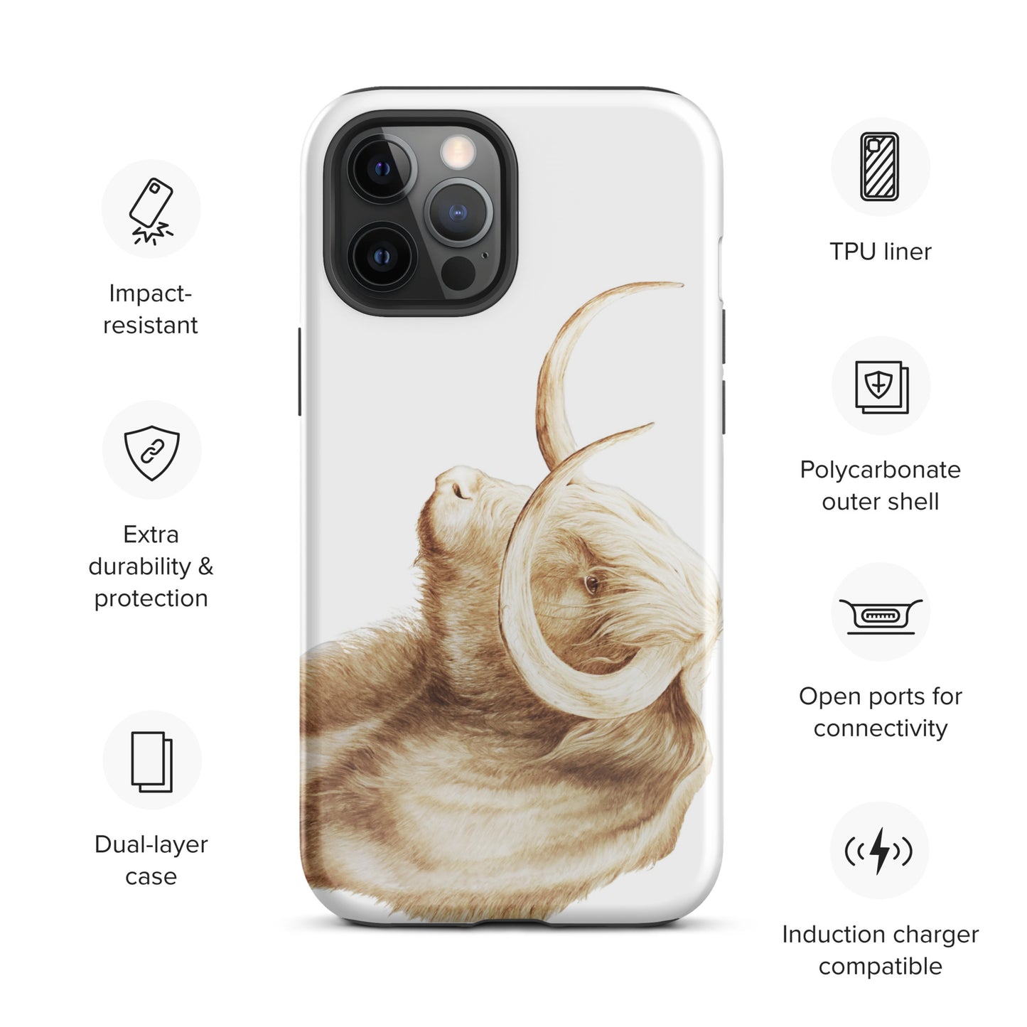 Highland cappuccino Tough Case for iPhone®
