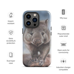 Wally wombat Tough Case for iPhone®