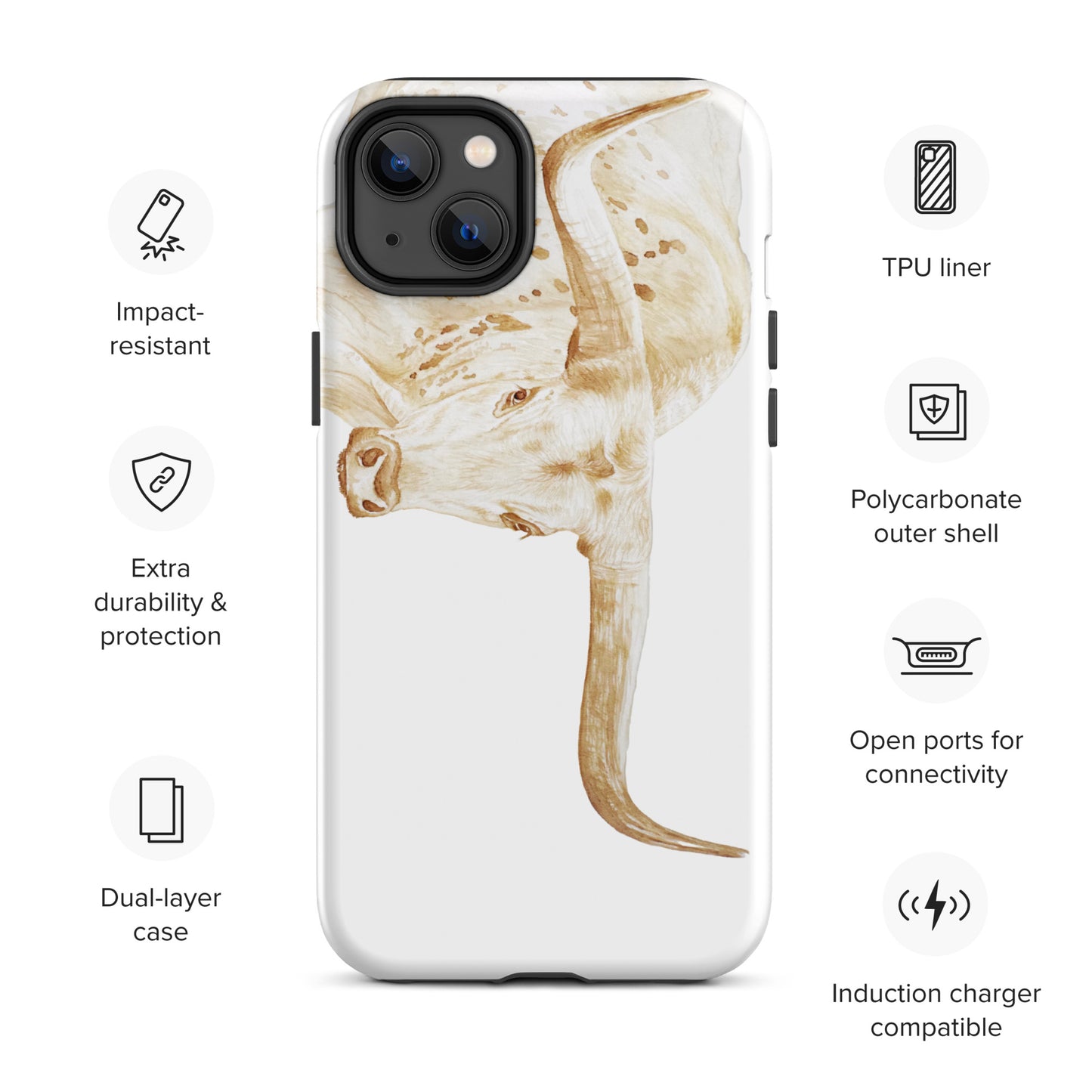 Texas long latte Tough Case for iPhone®