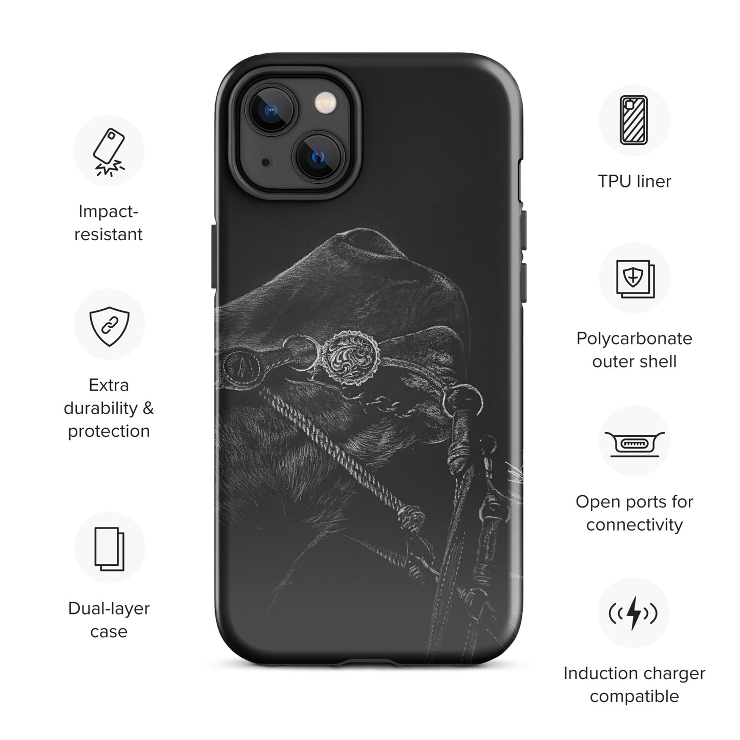 Silent moment Tough Case for iPhone®