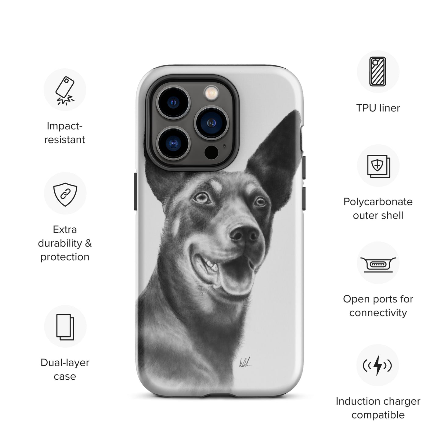 Rosie the kelpie Tough Case for iPhone®
