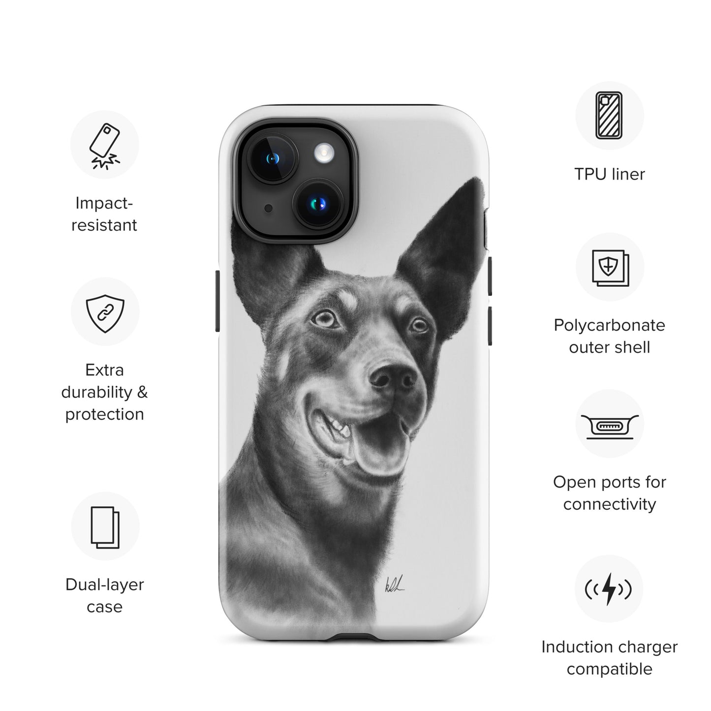 Rosie the kelpie Tough Case for iPhone®