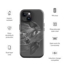 Load image into Gallery viewer, Wrinkly grass puppy Tough Case for iPhone®