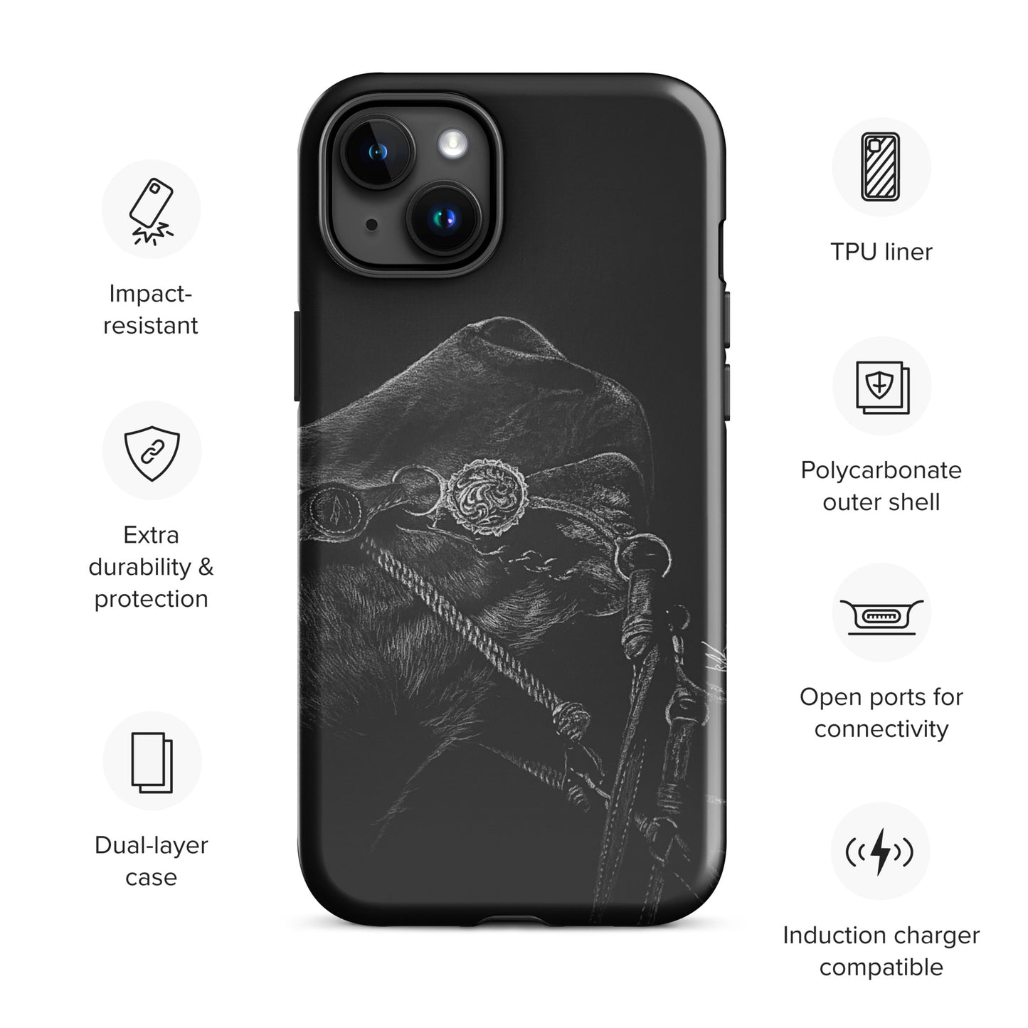 Silent moment Tough Case for iPhone®