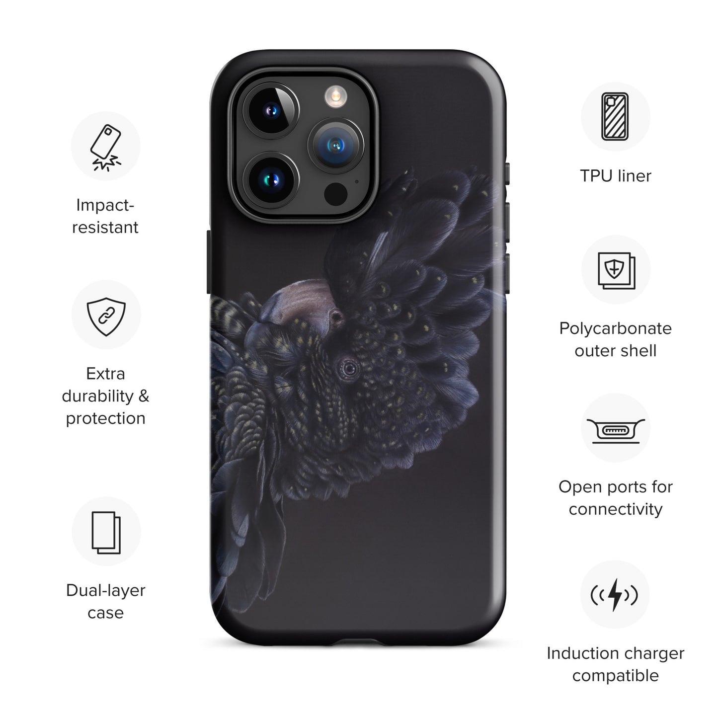 Red tailed Beauty Tough Case for iPhone®