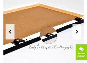 Ed the emu stretched canvas